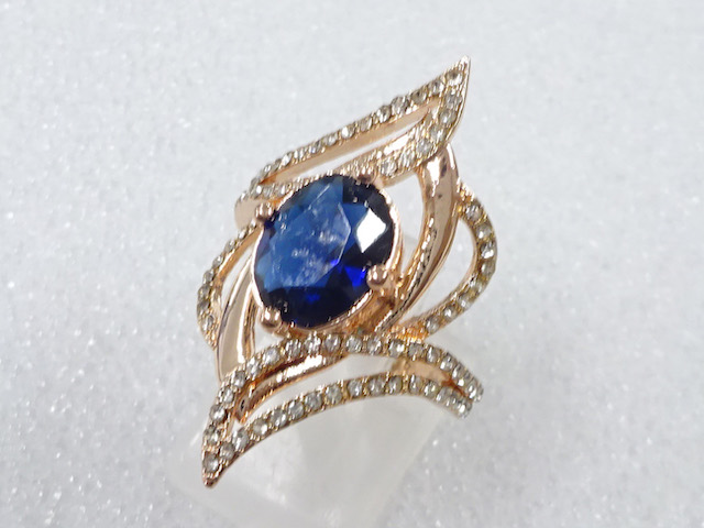 COLORED STONE FASHION RING / JP SIZE 15.5